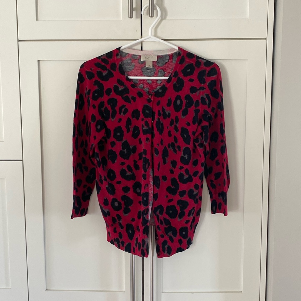 LOFT Button Up Cardigan Sweater